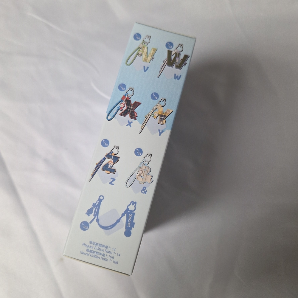 Authentic Pop Mart Labubu The Monsters Pin for Love Series "Q” Letter Pendant - Picture 4 of 6